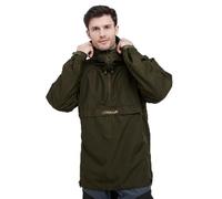 Paramo Men's Velez Adventure Smock, Pullover Jacket, Water-Repellent, Nikwax Analogy Light Fabric, Fixed Hood (UK, Alpha, XXL, Regular, Regular, Green)
