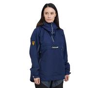 Paramo Women's Velez Adventure Light Smock, Waterproof, Nikwax Analogy Light Fabric, Adjustable Hood, for Mountain Walking, Cycling, Climbing (UK, Alpha, M, Regular, Regular, Blue)