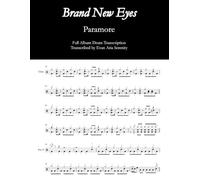 Paramore - Brand New Eyes: Full Album Drum Transcription (JDS Drum Transcription Books)