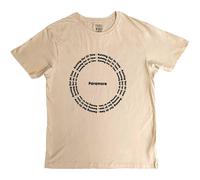 Paramore Men's Running Out Of Time Circle Cotton T-Shirt in Light Sand | Size: Large Paramore Light Sand L