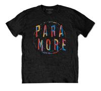 Paramore Men's Spiral Cotton T-Shirt in Black | Size: Medium Paramore Black M