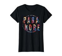 Paramore Official Pop Punk Alternative Rock Music Band T-Shirt, Women, Black, X-Small