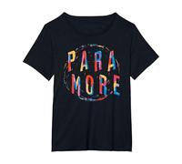 Paramore Official Pop Punk Alternative Rock Music Band T-Shirt, Women's Plus, Black, 5X