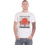 Paramore T Shirt Running Out of Time Official Unisex White S