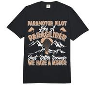 Paramotorist Adventure Powered Paraglider Paramotoring Show Comfort Colors Adult Heavyweight T-Shirt