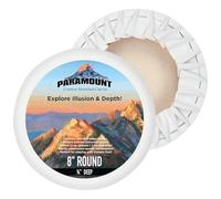 Paramount Contour Convex Profile Stretched Canvas, 8" Round Canvas, 5 Pack, 3/4" Deep - Double Primed for Oil, Acrylic, and Mixed Media Art - 100% Cotton Duck Medium Texture