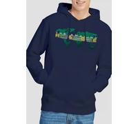 Paramount Home Entertainment Amazing Race Around The World Unisex Hoodie, Navy | Size: Medium Paramount Home Entertainment Navy M
