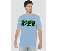 Paramount Home Entertainment Amazing Race Race World Unisex T-Shirt, Light Blue | Size: 3XL Paramount Home Entertainment Light Blue 3XL