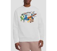 Paramount Home Entertainment Avatar The Last Airbender Avatars Group Crew Sweatshirt, White | Size: Medium Paramount Home Entertainment White M