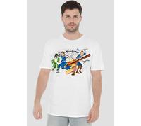 Paramount Home Entertainment Avatar The Last Airbender Avatars Group Unisex T-Shirt, White | Size: 4XL Paramount Home Entertainment White 4XL