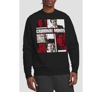 Paramount Home Entertainment Criminal Minds Character Boxes Crew Sweatshirt, Black | Size: 2XL Paramount Home Entertainment Black 2XL