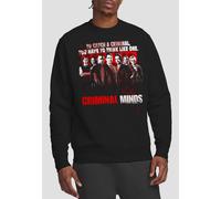 Paramount Home Entertainment Criminal Minds Think Like One Crew Sweatshirt, Black | Size: Large Paramount Home Entertainment Black L