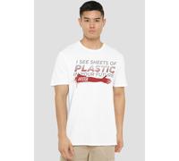 Paramount Home Entertainment Dexter Plastic Prediction Unisex T-Shirt, White | Size: 4XL Paramount Home Entertainment White 4XL