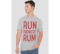 Paramount Home Entertainment Forrest Gump The Run Forrest Run Unisex Adult T-Shirt, Athletic Heather in Light Grey | Size: 2XL Paramount Home Entertainment Light Grey 2XL
