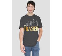 Paramount Home Entertainment Frasier Frasier Logo-Adult Heather, Black in Charcoal | Size: 3XL Paramount Home Entertainment Charcoal 3XL