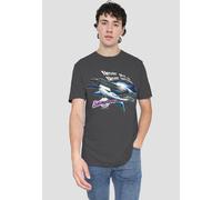 Paramount Home Entertainment Galaxy Quest Never Surrender-Adult Heather, Black in Charcoal | Size: Small Paramount Home Entertainment Charcoal S