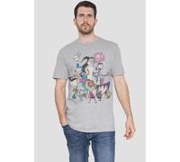 Paramount Home Entertainment Invader Zim Group Shot Unisex T-Shirt, Athletic Heather in Light Grey | Size: Small Paramount Home Entertainment Light Grey S