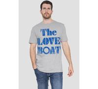 Paramount Home Entertainment Love Boat Distressed Unisex T-Shirt, Heather Gray in Light Grey | Size: Medium Paramount Home Entertainment Light Grey M