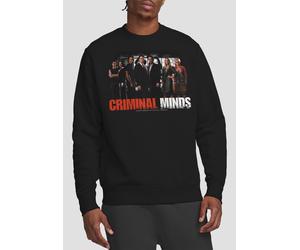 Paramount Home Entertainment Men's Criminal Minds The Brain Trust Crew Sweatshirt, Black | Size: Large Paramount Home Entertainment Black L
