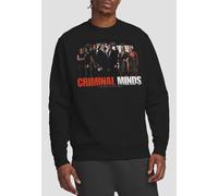 Paramount Home Entertainment Men's Criminal Minds The Brain Trust Crew Sweatshirt, Black | Size: Medium Paramount Home Entertainment Black M