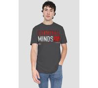 Paramount Home Entertainment Men's Criminal Minds Title Card T-Shirt, Charcoal | Size: Medium Paramount Home Entertainment Charcoal M