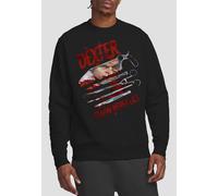 Paramount Home Entertainment Men's Dexter Blood Never Lies Crew Sweatshirt, Black | Size: 2XL Paramount Home Entertainment Black 2XL
