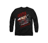Paramount Home Entertainment Men's Dexter Blood Never Lies Long Sleeve T-Shirt, Black | Size: Large Paramount Home Entertainment Black L