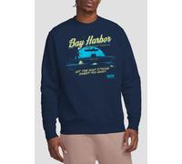 Paramount Home Entertainment Men's Dexter Moonlight Fishing Crew Sweatshirt, Navy | Size: Small Paramount Home Entertainment Navy S