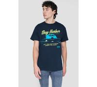 Paramount Home Entertainment Men's Dexter Moonlight Fishing T-Shirt, Navy | Size: Large Paramount Home Entertainment Navy L