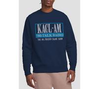 Paramount Home Entertainment Men's Frasier The Ka m Talk-Crew Sweatshirt, Navy | Size: Medium Paramount Home Entertainment Navy M
