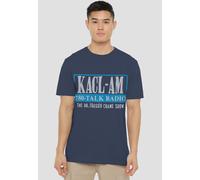 Paramount Home Entertainment Men's Frasier The Kacl-Am Talk T-Shirt, Navy | Size: Large Paramount Home Entertainment Navy L