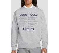 Paramount Home Entertainment Men's Ncis Gibbs Rules Crew Sweatshirt, Athletic Heather in Light Grey | Size: Medium Paramount Home Entertainment Light Grey M