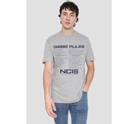 Paramount Home Entertainment Men's Ncis Gibbs Rules T-Shirt, Athletic Heather in Light Grey | Size: 4XL Paramount Home Entertainment Light Grey 4XL