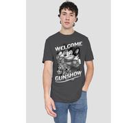 Paramount Home Entertainment Mighty Mouse Mighty Gunshow-Adult Heather, Black in Charcoal | Size: 3XL Paramount Home Entertainment Charcoal 3XL