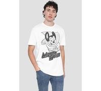 Paramount Home Entertainment Mighty Mouse Mighty Sketch Unisex T-Shirt, White | Size: 3XL Paramount Home Entertainment White 3XL