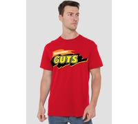 Paramount Home Entertainment Nickelodeon Guts Guts Logo Unisex T-Shirt, Red | Size: Small Paramount Home Entertainment Red S