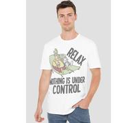 Paramount Home Entertainment Rocko'S Modern Life Relax Unisex Adult T-Shirt, White | Size: 5XL Paramount Home Entertainment White 5XL