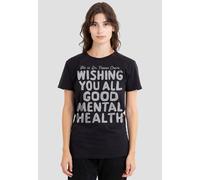Paramount Home Entertainment Women's Frasier The Frasier Sign Off-T-Shirt, Black | Size: Small Paramount Home Entertainment Black S