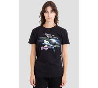 Paramount Home Entertainment Women's Galaxy Quest Never Surrender T-Shirt, Black | Size: Medium Paramount Home Entertainment Black M