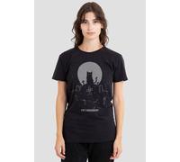 Paramount Home Entertainment Women's Pet Semetary Cat With Tombstones T-Shirt, Black | Size: 2XL Paramount Home Entertainment Black 2XL