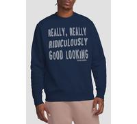 Paramount Home Entertainment Zoolander The Derek Zoolander Unisex Crew Sweatshirt, Navy | Size: Medium Paramount Home Entertainment Navy M