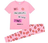 Paramount Mean Girls Womens Long Pyjama Set 100% combed cotton UK 8-10