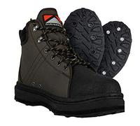 Paramount Outdoors Stonefly Cleated Sole Wading Boot, Rubber Bottom Wading Shoe (10)