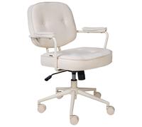 Desk Chair PARAMUS Fabric Off-White