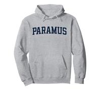 Paramus New Jersey Collegiate Style Varsity Block Letter Pullover Hoodie