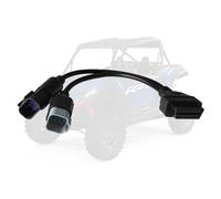PARANNIC OBD 2 in 1 ATV UTV OBDII 6 Pin 8 Pin Diagnostic Adapter Cable for BRP CAN AM Moto Fit for Polaris ATV Motorcycle Slingshot, RZR, Ranger, General, Sportsman, ACE,etc