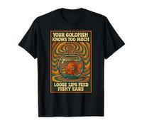 Paranoia Propaganda PSA Parody Design - Retro Funny Poster T-Shirt