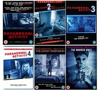 Paranormal Activity Complete Collection 1-6 / Paranormal Activity 1 2 3 4 + The Marked Ones + The Ghost Dimension + Extras + Special Features = ULTIMATE 6x DVD SET