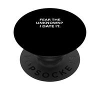 Paranormal Fear the Unknown I Date Haunting PopSockets Adhesive PopGrip