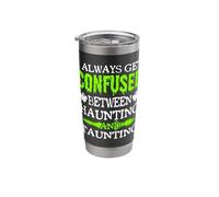 Paranormal Ghost Hunter Confused Haunting Or Taunting Stainless Steel Insulated Tumbler